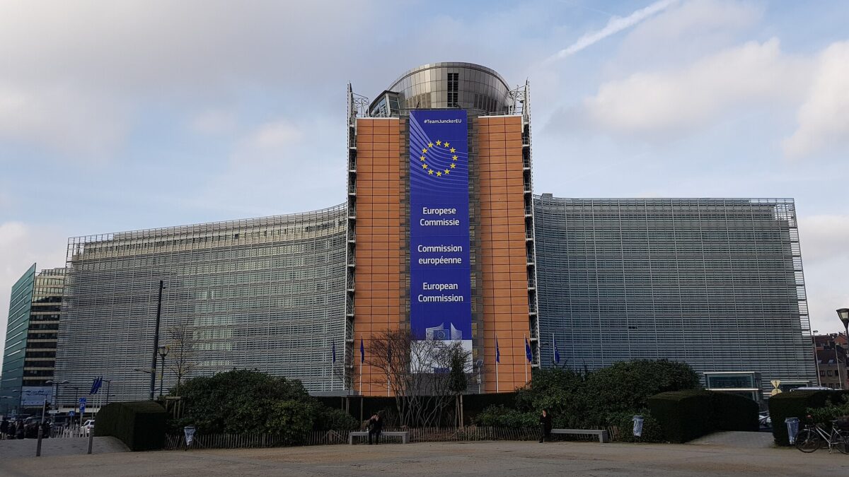 The Berlaymont building in Brussels, headquarters of the European Commission