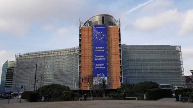 The Berlaymont building in Brussels, headquarters of the European Commission