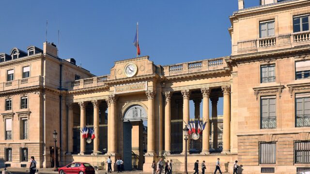 The Palais Bourbon in Paris, home of the French National Assembly