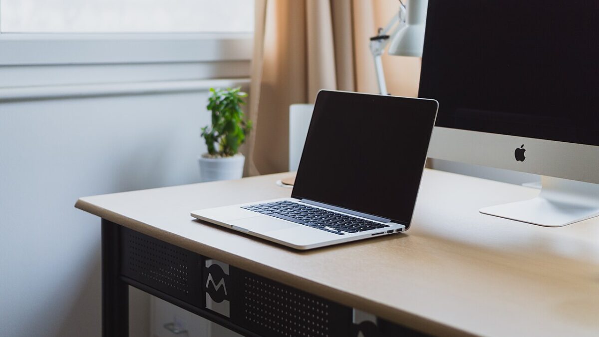 A laptop and desktop computer in an illustrative archive photograph published in April 2017