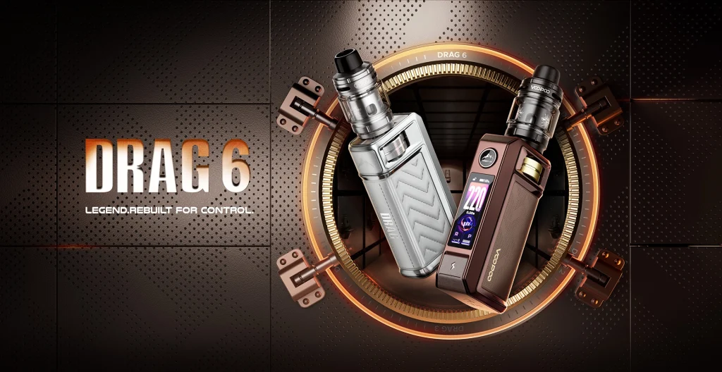 VOOPOO Drag 6 Kit appears in VapeSourcing listing with 4400mAh battery